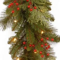 9ft. Clear Lights Mixed Evergreen Classical Collection Garland -Michaels Shop D252463S 2