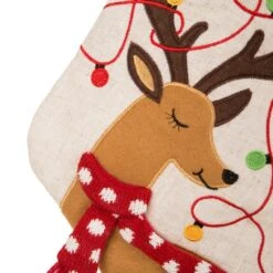 Glitzhome® 21" LED Reindeer Christmas Stockings, 2ct. -Michaels Shop D252853S 7