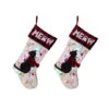 Glitzhome® 21" LED Cat Christmas Stockings, 2ct. 1 Glitzhome® 21" LED Cat Christmas Stockings, 2ct. -Michaels Shop D252863S 1