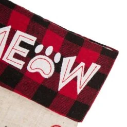 Glitzhome® 21" LED Cat Christmas Stockings, 2ct. -Michaels Shop D252863S 4