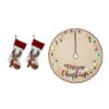 Glitzhome® LED Reindeer Stockings & Tree Skirt Set -Michaels Shop D252865S 1