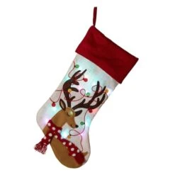 Glitzhome® LED Reindeer Stockings & Tree Skirt Set -Michaels Shop D252865S 3