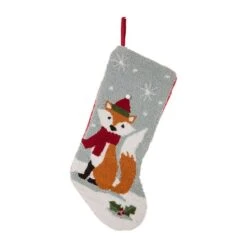 Glitzhome® 20" Fox Christmas Stockings, 2ct. -Michaels Shop D252873S 3