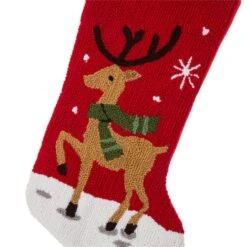 Glitzhome® 20" Red Reindeer Stockings, 2ct. -Michaels Shop D252891S 4