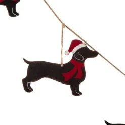 Glitzhome® 6ft. Metal Christmas Dog Garland -Michaels Shop D253602S 5