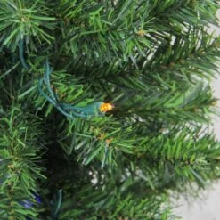 Northlight 24" Pre-Lit Canadian Pine Artificial Christmas Tree, Multicolor Lights -Michaels Shop D253652S 2