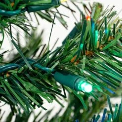 Northlight 6ft. Pre-Lit Mixed Classic Pine Artificial Christmas Tree, Multicolor LED Lights -Michaels Shop D253660S 2