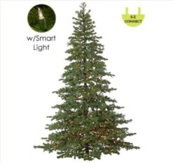 Northlight 7.5ft. Pre-Lit Full Layered Pine Artificial Christmas Tree, Multicolor LED Lights -Michaels Shop D253662S 1 1