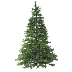 Northlight 7.5ft. Pre-Lit Full Layered Pine Artificial Christmas Tree, Multicolor LED Lights -Michaels Shop D253662S 11