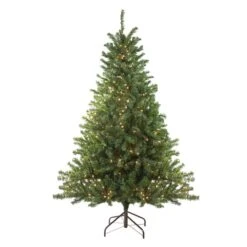 Northlight 8ft. Pre-Lit Medium Canadian Pine Artificial Christmas Tree, Clear Lights