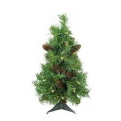 Northlight 2ft. Pre-Lit Full Dakota Pine Artificial Christmas Tree, Clear Dura-Lit® Lights -Michaels Shop D253678S 13