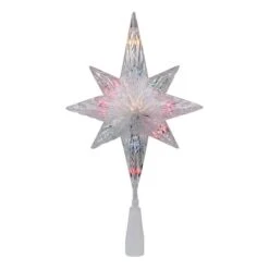 Northlight 11" Lighted Clear Crystal Star Of Bethlehem Tree Topper -Michaels Shop D253706S 11