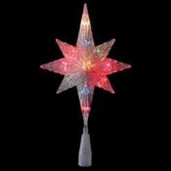 Northlight 11" Lighted Clear Crystal Star Of Bethlehem Tree Topper -Michaels Shop D253706S 2