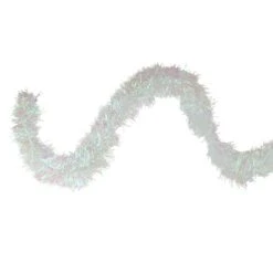 Northlight 50ft. White Iridescent Tinsel Garland -Michaels Shop D253714S 11