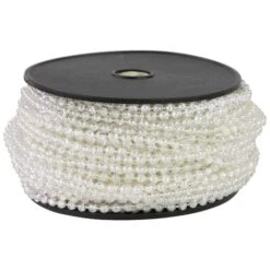 Northlight 100ft. Shiny Clear Iridescent Beaded Garland -Michaels Shop D253716S 11