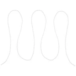 Northlight 100ft. Shiny Clear Iridescent Beaded Garland -Michaels Shop D253716S 12