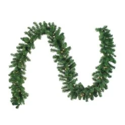 Northlight 9ft. Clear Dura Lit® Lighted Oak Creek Pine Garland -Michaels Shop D253719S 11