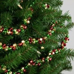 Northlight 5ft. Green & Red Festive Jingle Bell Garland -Michaels Shop D253721S 12