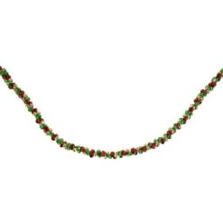Northlight 5ft. Green & Red Festive Jingle Bell Garland -Michaels Shop D253721S 15