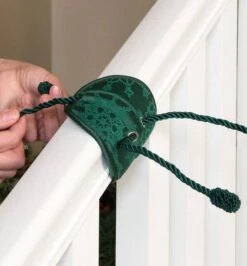 Northlight 7.25" Snowflakes Patterned Banister Protecting Christmas Garland Ties, 3ct. -Michaels Shop D253725S 2