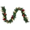 Northlight 6ft. Red & Gold Pre-Decorated Ornaments & Pinecones Garland -Michaels Shop D253729S 1