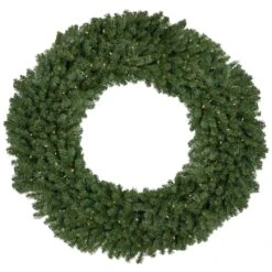 Northlight 5ft. Pre-Lit Commercial Canadian Pine Artificial Christmas Wreath -Michaels Shop D253748S 11