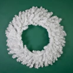 Northlight 24" White Canadian Pine Artificial Christmas Wreath -Michaels Shop D253751S 16