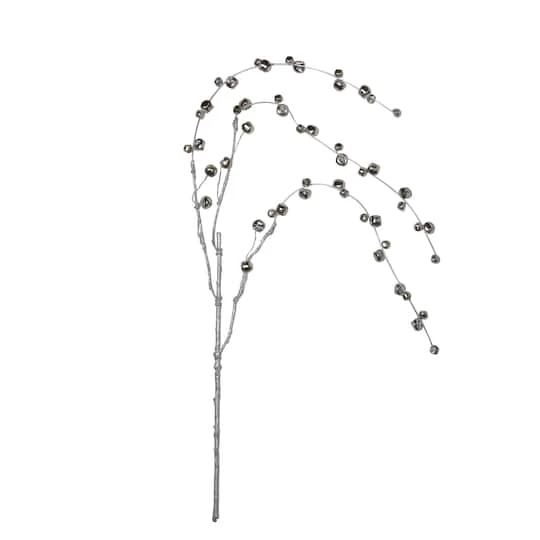 Northlight 3.4ft. Silver Hanging Jingle Bell Spray 6 Northlight 3.4ft. Silver Hanging Jingle Bell Spray - Image 4