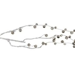 Northlight 3.4ft. Silver Hanging Jingle Bell Spray 12 Northlight 3.4ft. Silver Hanging Jingle Bell Spray -Michaels Shop D253903S 12