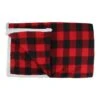 Northlight Black & Red Buffalo Plaid Christmas Throw Cover With Sherpa Backing -Michaels Shop D253945S 1