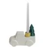 Northlight 5" White Ceramic Truck With Christmas Tree Taper Candlestick Holder 2 Northlight 5" White Ceramic Truck With Christmas Tree Taper Candlestick Holder -Michaels Shop D253991S 1