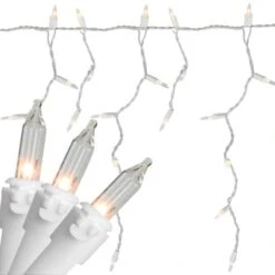 Northlight 300ct. Clear Mini Incandescent Icicle String Lights 12 Northlight 300ct. Clear Mini Incandescent Icicle String Lights -Michaels Shop D254018S 1 1