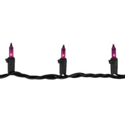 Northlight 100ct. Mini Christmas String Lights With Black Wire Purple -Michaels Shop D254039S 16