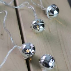 Northlight 8ct. White LED Jingle Bell Novelty String Lights -Michaels Shop D254066S 3