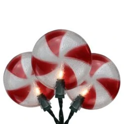 Northlight 10ct. Peppermint Candy Shaped String Lights