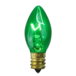 Northlight Incandescent C7 Replacement Bulbs, 25ct. Green -Michaels Shop D254070S 1 1
