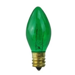 Northlight Incandescent C7 Replacement Bulbs, 25ct. Green -Michaels Shop D254070S 2