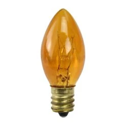 Northlight Incandescent C7 Replacement Bulbs, 25ct. Orange -Michaels Shop D254073S 1 1