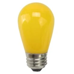 Northlight Opaque LED S14 Replacement Bulbs, 25ct. Yellow -Michaels Shop D254076S 1 1