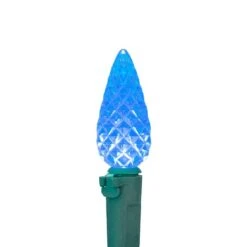 Northlight 70ct. LED Faceted C6 Christmas String Lights Blue -Michaels Shop D254077S 14