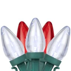 Northlight 25ct. LED C7 Christmas String Lights Red/White -Michaels Shop D254092S 11