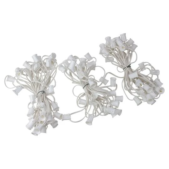 Northlight 100ft. Commercial Christmas Light Socket Set 3 Northlight 100ft. Commercial Christmas Light Socket Set