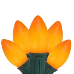 Northlight 25ct. Opaque C9 Christmas String Lights Orange -Michaels Shop D254098S 11