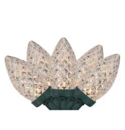 Northlight 100ct. Faceted LED C9 Christmas String Lights Warm White