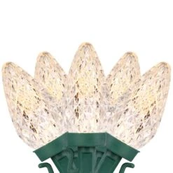Northlight 100ct. Faceted LED C9 Christmas String Lights Warm White -Michaels Shop D254101S 11