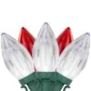 Northlight 25ct. C9 Christmas String Lights With Green Wire Red/Pure White -Michaels Shop D254102S 1