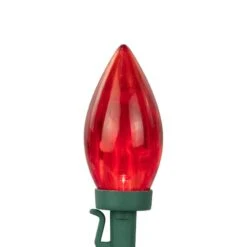 Northlight 25ct. C9 Christmas String Lights With Green Wire Red/Pure White -Michaels Shop D254102S 15