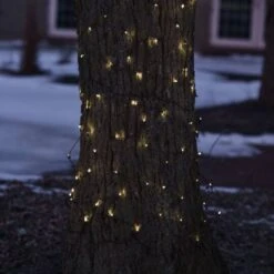 Northlight 2ft. X 8ft. LED Tree Trunk Wrap Christmas Net Lights Clear -Michaels Shop D254104S 12