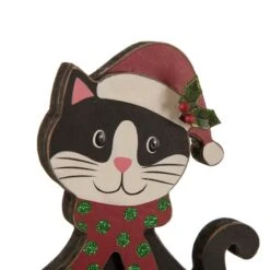 Glitzhome® 8" Wooden Metal Cat And Dog Stocking Holder Set -Michaels Shop D254137S 3