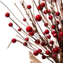 Glitzhome® Christmas Red Berry Table Tree -Michaels Shop D254177S 5